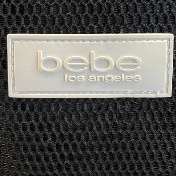 bebe "Manny" LG Backpack Black Netted Removable Liner- NWT - Picture 6 of 9